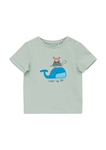 S.oliver Junior Baby Boys 2130764 T-Shirt, Kurzarm, Türkis 6091, 68
