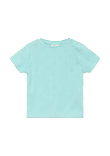 S.oliver Junior Baby Girls 2130618 T-Shirt, Kurzarm, Blue Green, 92