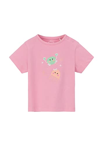 S.oliver Junior Baby Girls 2130650 T-Shirt, Kurzarm, Rosa 4325, 68