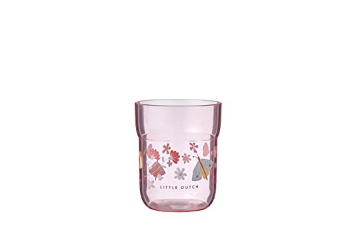 Mepal – Kinder-Trinkglas Mepal Mio – Trinkglas Für Kinder – Kinderbecher Ab 9 Monaten – Spülmaschinengeeignet – Bpa Frei – 250Ml – Flowers &Amp; Butterflies