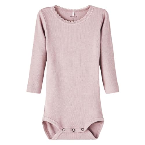 Name It Baby - Mädchen Nbfkab Ls Body Noos, Sepia Rose, 92