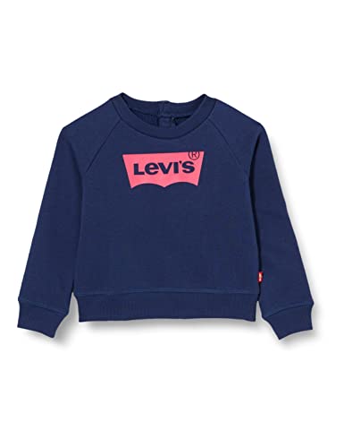 Levi'S Kids Lvg Ket Item Logo Crew Baby - Mädchen 18 Monate Mittelalterblau