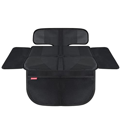 Herzenskind Premium Kindersitzunterlage, Der Beste Schutz Für Ihre Autositze, Universeller Autositzschoner Für Textil- Und Ledersitze, Isofix Geeigneter Sitzschoner Für Alle Kindersitze (S (1-Pack))