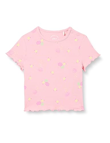 S.oliver Baby - Mädchen 10.1.14.12.130.2131448 T-Shirt Kurzarm, Rosa, 92