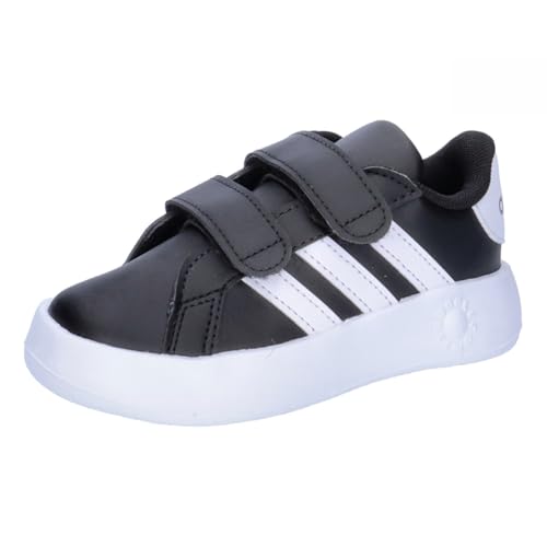Adidas Unisex Baby Grand Court 2.0 Cf I Sneaker, Black And White, 23 Eu