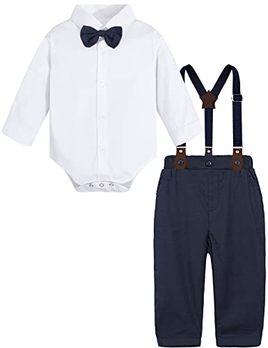 Mintgreen Baby Anzug Junge, Tauf Outfit Hochzeit Passen Weste Smoking, Weiß Blau, 9-12 Monate, 80