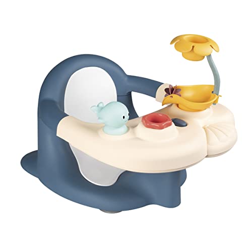Smoby Toys - Little Smoby Baby-Badesitz Ab 6 Monate - Badewannensitz Mit Spieltisch Inkl. Badewannenspielzeug - Sitzhilfe Für Babys &Amp; Kleinkinder Mit Saugnäpfen