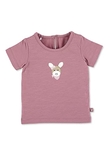 Sterntaler Baby Mädchen Baby T Shirt Gots Kurzarm Shirt Esel Emmi - Baby T-Shirt, Baby Shirt, Baby Kurzarmshirt - Aus Baumwolle - Rosa, 80