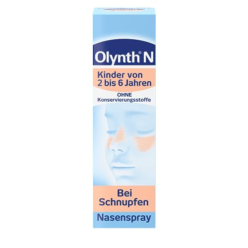 Olynth 0,05% N Schnupfen Dosierspray Ohne Konservierungsstoffe Für Kinder Von 2 Bis 6 Jahren - 10 Ml Nasenspray