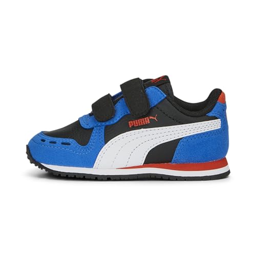 Puma Unisex Baby Cabana Racer Sl 20 V Inf Sneaker, Black White-Victoria Blue, 25 Eu