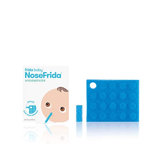 Fridababy Nosefrida Hygienefilter, 20 Stück, Nachfüllpackung Für Nosefrida Nasensekretsauger Für Babys Ab 0 Monaten, 20085001101 (1Er Pack)