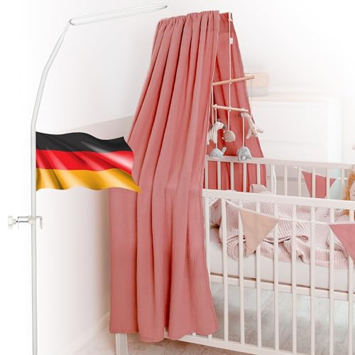 Lilimaus Himmelstange Babybett Für Alle Baby Und Kinderbetten - Himmelbett Gestell - Betthimmel Stange - Babybett Zubehör Für Stubenwagen Und Wiege