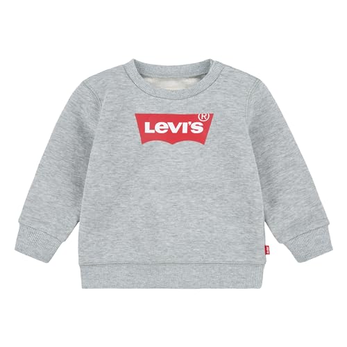 Levi'S Kids Batwing Crewneck Sweatshirt Baby Jungen Grey Heather 18 Monate