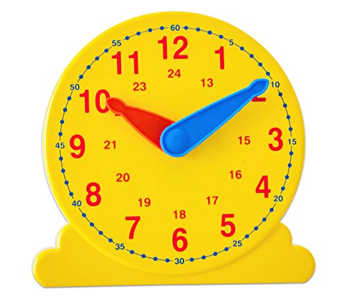 Betzold - Lernuhr, Durchmesser 13 Cm - Mathematik Arbeitsmaterial Uhrzeiten Demonstrationsuhr