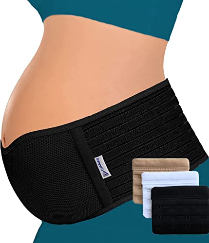 Luamex® - Schwangerschaftsgürtel - Bauchband Schwangerschaft - Schwangerschaftsgurt Verstellbar - Bauchstütze - Bauchgürtel - Bauchgurt Schwangerschaft - Bh-Extender