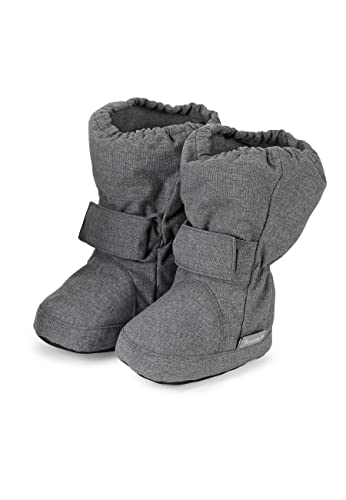 Sterntaler Jungen Baby-Schuh Stiefel, Grau(Anthrazit Melange), 21/22 Eu