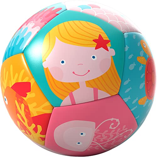 Haba 306317 - Babyball Meerjungfrau, Bälle Ab 6 Monaten, Mehrfarbig, Stk