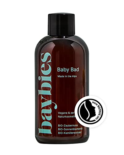 Baybies Baby Bad 200Ml | Mildes Pflegebad &Amp; Badezusatz Für Babys | Zertifizierte Naturkosmetik | Reinigt Besonders Sanft