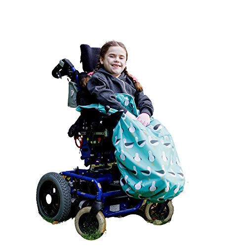100% Wasserdichter, Weicher Fleecegefütterter Rollstuhlüberzug | Universelle Passform Für Rollstühle Und Reha-Buggys | Kindergröße