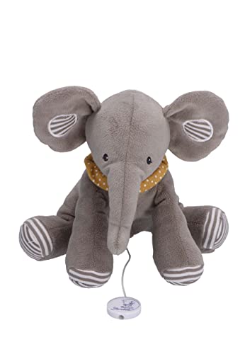 Sterntaler Baby Unisex Spieluhr Baby Spieluhr Mittel Elefant Eddy - Babyspieluhr, Einschlafhilfe, Spieluhrwerk - Grau