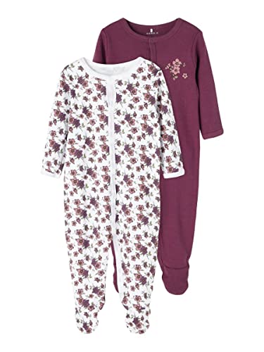 Name It Schlafstrampler Set Für Babys Prune Purple 80