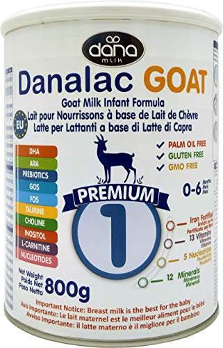 Danalac (Pack Of 1) Advance Ziegenmilch Säuglingsnahrung 800 Gramm Stage 1 Babymilchpulver Für Säuglinge Und Kleinkinder Im Alter Von 0-6 Monaten