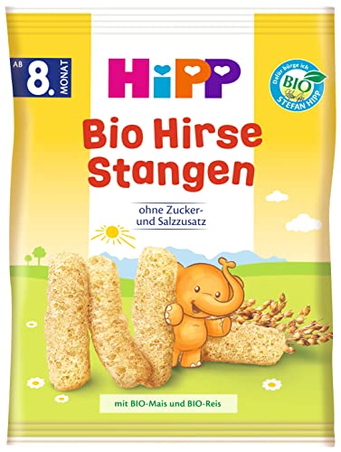 Hipp Bio Knabberprodukte Hirse-Stangen, 7Er Pack (7 X 30G)