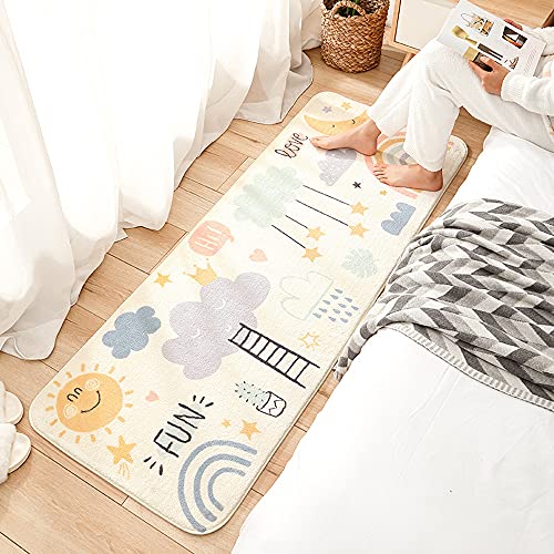 Läufer Teppich Rechteck Runner Modern Kinderteppich Waschbare Für Babyzimmer Kleinkinderzimmer Wohnzimmer Schlafzimmer Kinderteppiche Teppiche Flauschige Kinder Schutzmatten Kindermatte 40 X 120 Cm