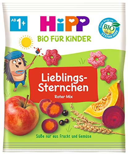 Hipp Bio Für Kinder Knabberprodukte Lieblings-Sternchen, 9Er Pack (9 X 30G)