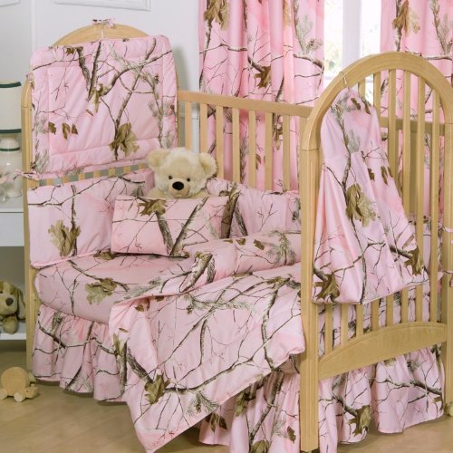 Realtree Apc Pink Kinderbett Bettvolant